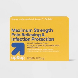 First Aid Antibiotic Pain Relieving Cream - 0.5oz - up&up™ - 1 of 4