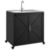 YOOCOZZ  Modular Outdoor Kitchen Sink with Cabinet - Black - 3 of 4