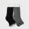 Women's Lettuce Edge 6pk Ankle Socks - A New Day™ 4-10 - 2 of 2
