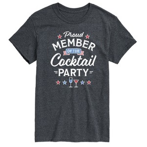 Men's - Instant Message - Cocktail Party Short Sleeve Graphic T-Shirt - 1 of 4
