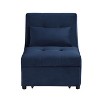 NicBex Storage Bench Modern Lift Top Bench with Pull-out Bed Velvet Tufted Solid Wood Furniture for Bedroom, Entryway - 2 of 4