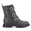 Olivia Miller Girl's Love Me Combat Boots - 2 of 4