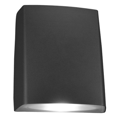 Black Metal LED Outdoor Wall Light
