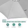 GustoWave Rotating 10Ft Patio Umbrella for Pool, Deck, Garden - 3 of 4