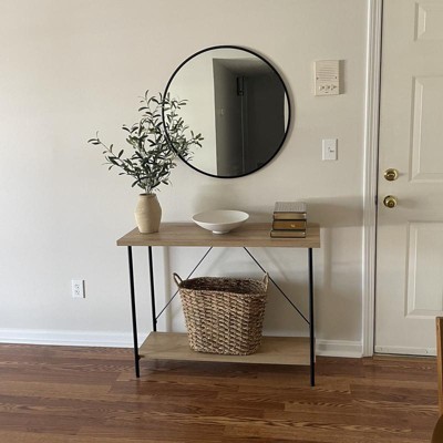 Wood And Metal Console Table Natural - Room Essentials™ : Target