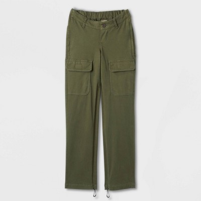 Dickies Women's Skinny Fit Cuffed Cargo Pants, Olive Green (OG), 28