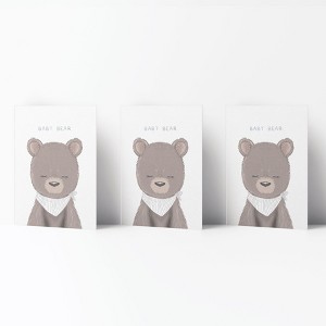 New Baby Greeting Card Pack (3ct) "Baby Bear" by Ramus & Co - 1 of 4