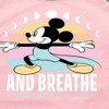 Girls' - Disney - Mickey And Breathe Shirt Tail Raglan Graphic T-shirt - 2 of 4
