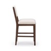 Plank+Beam 24" Counter Height Chair, Wood Modern Kitchen Stool with Cushion - 2 of 4