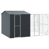 vidaXL Bird Cage Anthracite 416.5 x 103 x 142 cm Galvanized steel - 2 of 4