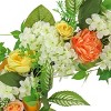 24" Artificial Lemons, Hydrangeas and Buttercups Wreath - National Tree Company - 3 of 3