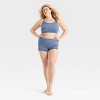 Women's Seamless Boy Shorts Underwear - Colsie™ Dark Blue - 3 of 3
