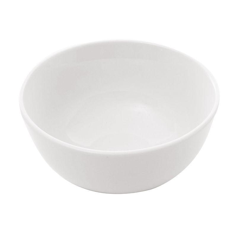 Gibson Our Table Simply White 6 Piece 5 Inch Porcelain Cereal Bowls, 3 of 6
