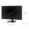 ViewSonic VA2256-MHD 22 Inch IPS 1080p Monitor with Ultra-Thin Bezels, HDMI, DisplayPort and VGA Inputs for Home and Office - 3 of 4