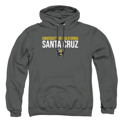 University of California-Santa Cruz Official Stacked Unisex Adult Pull-Over Hoodie, Black - image 1 of 4