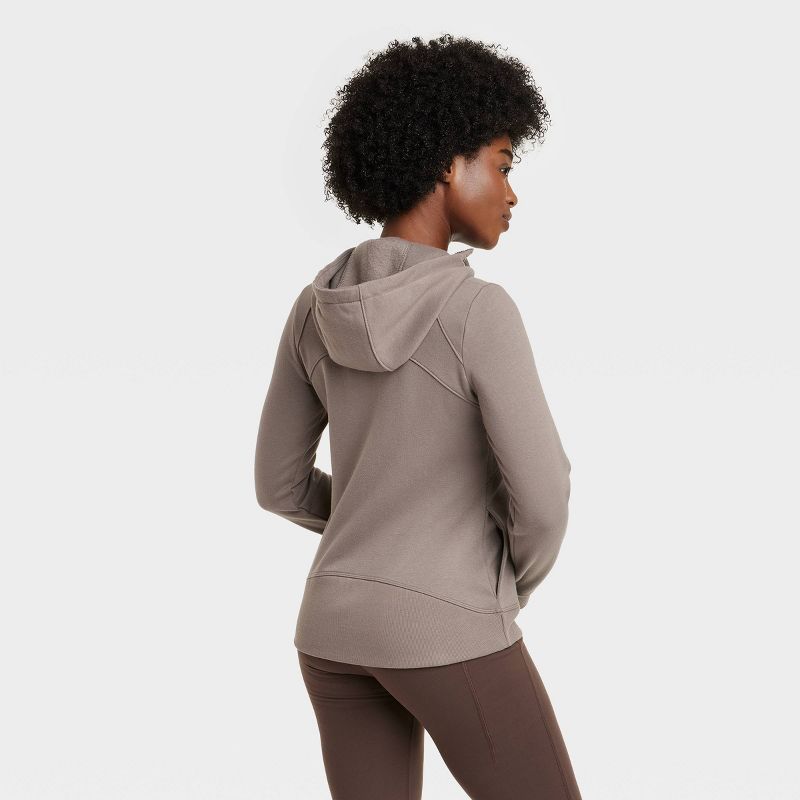 Women's Fleece Full Zip Hoodie - All In Motion™, 3 of 13