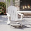 WestinTrends Highland Outdoor Patio HDPE Adirondack Chair With Cup Holder - image 2 of 4