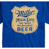 Men's - Miller High Life - The Best Wilwaukee Beer Vintage Crest Logo Short Sleeve Graphic T-Shirt - 2 of 4