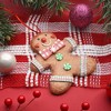 Gloria Duchin Clay Glitter Gingerbread Boy Tree Ornament - 2 of 4