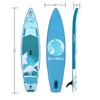 VisioGear 11' Stand Up Paddle Board with Accessories, Baby Blue, 132"*33"*6" - 3 of 4