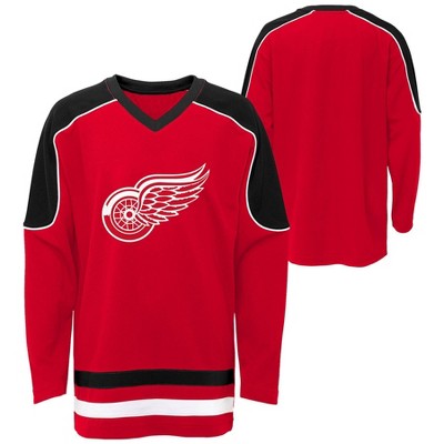 boys red wings jersey