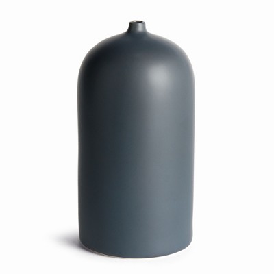 Plum & Post Mallie Vase Large - Dark Blue Ceramic Decorative Piece