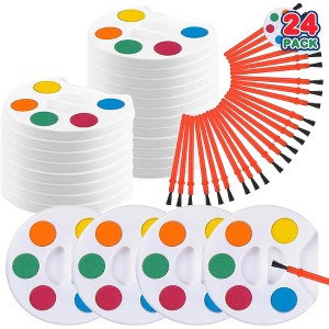 Artcreativity Bulk Mini Watercolor Paint Setwith 5 Colors (Set of 24) - 1 of 4