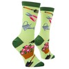 Cool Socks Hit The Trails Fun Print Novelty Crew Socks for Men & Women - image 3 of 4