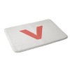 Deny Designs April Lane Art Block Monogram Memory Foam Bath Mat - 2 of 4