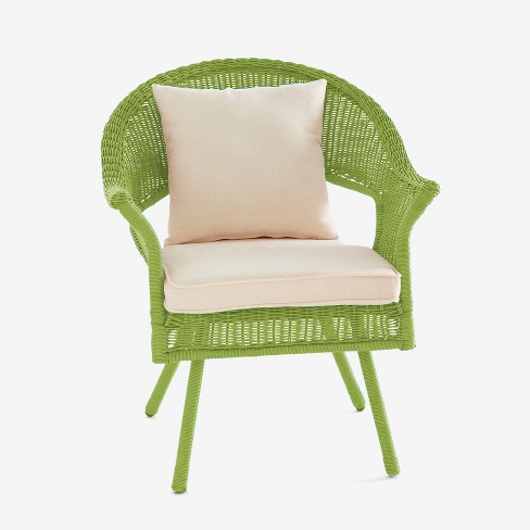 Brylanehome Roma Hand-woven Resin Wicker Stacking Chair - Willow : Target