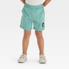 Toddler Boys' 2pc Disney Mickey Mouse Pocket T-Shirt & Brushed Active Shorts Set - Green - 4 of 4