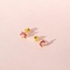 Girls' Flower Cluster Screw Back 14k Gold Earrings - In Season Jewelry - 4 of 4