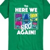Boys' - Trolls - Here We Bro Again Branch and Brothers Short Sleeve Graphic T-Shirt - 2 of 4