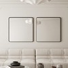 VYNXARIA Decorative Wall Mirrors - 36x36 Inch Black Square Metal Frame Mirror for Bathroom, Living Room, Bedroom Decor - 4 of 4