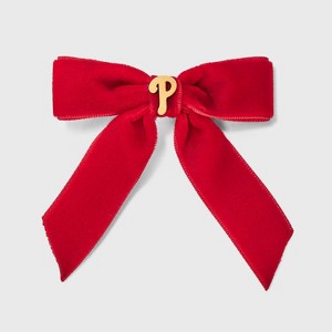 Bijoux Sport by Luv Aj MLB Logo Velvet Hair Bow - 1 of 2