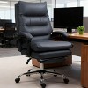 TopComfy Accent Chairs Massage Office Chair Heated Reclining Chair with Footrest Comfortable Chair Soft Seat for Office, Gray, 25.5"*28.3"*46" - 2 of 4