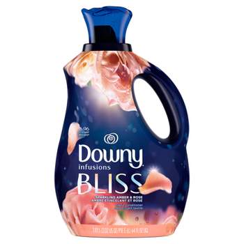 Downy Infusions Bliss Sparkling Amber & Rose Scent Liquid Fabric Softener
