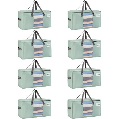 4/6/8 Pack Moving Bags, Comforter and Blanket Storage Bags for Closet, Moving Boxes, Boxes with Lids Alternative