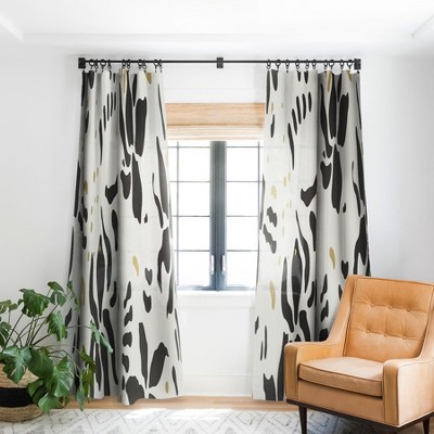 Evamatise Abstract Spider Orchids Single Panel Blackout Window Curtain - Society6