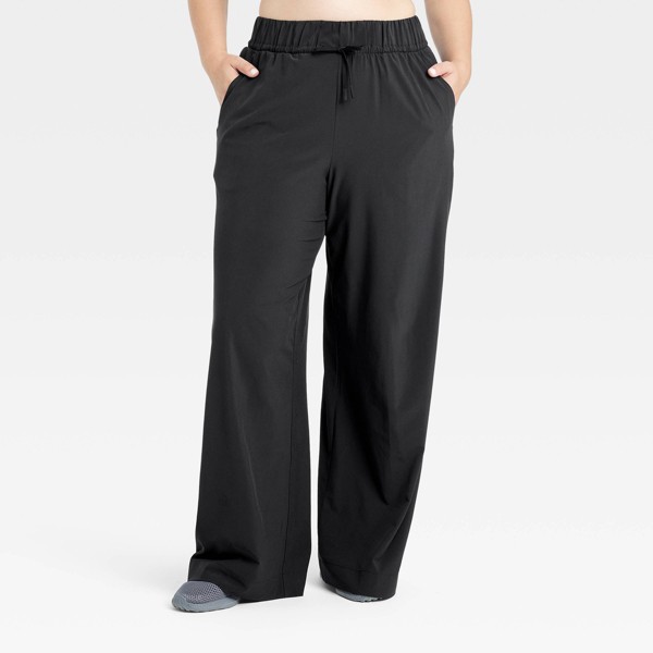 Pantalones de pierna ancha de tiro alto ligeros para mujer - All In Motion™ 3