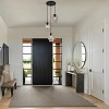 HOMLUX Modern Glass Chandelier 3-Light Kitchen Dining Room Ceiling Light Fixture - 4 of 4