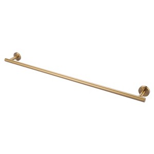 WOWOW 36 in. Stainless Steel Wall Mounted Single Towel Bar in Brushed Nickel - 1 of 4