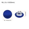 Unique Bargains Blouses Sweater Round Aluminum Cotton Fabric Cloth Covered Buttons 10 Pcs - 2 of 4