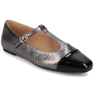 Journee Women's Theah Medium and Wide Width Dress Flats - 1 of 4