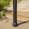 Skye Ceramic Tile Side Table - Blue/White - Christopher Knight Home: Weather-Resistant Iron Frame Patio Accent Table - 4 of 4