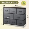 8 Drawer Dresser for Bedroom, Fabric Storage Unit, Large Drawer Chest for Entryway & Living Room - 4 of 4