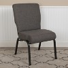 Emma and Oliver 20.5 in. Molded Foam Church Chair - 2 of 4