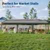 GustoWave Portable Outdoor 10x30 Ft Pop Up Canopy with 8 Sidewalls for camping - 3 of 4