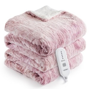 GustoWave Heated Blanket Throw - Thick Cotton Velvet & Soft Tufted Blanket with Controller, Fast Heating & Machine Washable - 1 of 4