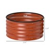 Set of 2 Raised Garden Bed, Metal Planter Box with Safety Edging, Easy-to-assemble Stock Tank - 3 of 4